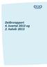 Delårsrapport 4. kvartal 2013 og 2. halvår 2013