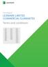 LEXMARK LIMITED COMMERCIAL GUARANTEE Terms and conditions