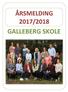 ÅRSMELDING 2017/2018 GALLEBERG SKOLE