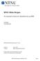 BIM i Helse Bergen. Ny nasjonal strategi for digitalisering og BIM. Forfatter: Tord Monsen. BIM2002 BIM Modelleringscase (15 stp)