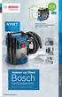 Bosch. NYHET Våt-/tørrsuger GAS 18V-10 L Side 7. håndverkeravis. Nyheter og tilbud NYHETER CLICK & GO TILBEHØR. Gjelder fra til