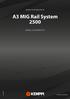 A3 MIG Rail System 2500