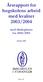Årsrapport for høgskolens arbeid med kvalitet 2003/2004