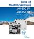 Bruks- og Monteringsanvisning AHU-350 BV AHU-350 BH