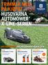 TRIMMER MED PÅ KJØPET HUSQVARNA AUTOMOWER X-LINE-SERIEN