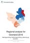 Regional analyse for Grenland 2016
