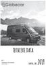 TEKNISKE DATA CAMPING CARS HANDMADE IN GERMANY SINCE 2004 NO/DK