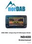 DAB/DAB+ integrering til Volkswagen/Skoda ND400. Brukermanual ( )