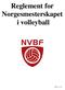 Reglement for Norgesmesterskapet i volleyball