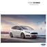 FORD S-MAX Prisliste fra 2. juli 2018