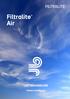 Filtralite Air. Filtralite Air LUFTBEHANDLING. Effektiv luktfjerning