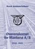 Norsk Jernbaneforbund. Overenskomst for Mantena A/S