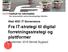 Itled 4021 IT Governance Fra IT-strategi til digital forretningsstrategi og plattformer