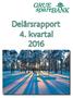 Delårsrapport 4. kvartal 2016