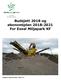 Budsjett 2018 og økonomiplan For Esval Miljøpark KF
