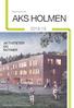 Velkommen til AKS HOLMEN AKTIVITETER OG RUTINER. Holmen skole - «Vi strekker oss litt lenger»