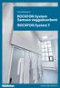 Installasjon. ROCKFON System Samson veggabsorbent ROCKFON System T