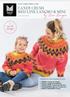 by Line Langmo norsk design DIY #dalegarn #houseofyarn_norway DG362 DAME & BARN 2-12 ÅR CANDY CRUSH MED LINE LANGMO & MINI O W F A O I