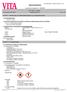 Sikkerhetsdatablad. i henhold til forordning (EF) nr. 1907/2006 VITA VM CC LIQUID. Revisjonsdato: Produktkode: 027-CLP Side 1 av 9