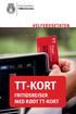 TT-KORT FRITIDSREISER MED RØDT TT-KORT