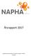 Årsrapport Nasjonalt kompetansesenter for psykisk helsearbeid NAPHA Trondheim