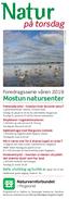 Foredragsserie våren 2019 Mostun natursenter