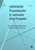 HÅNDBOK. Propedeutikk 8. semester Oral Protetikk. Det helsevitenskapelige fakultet Institutt for klinisk odontologi