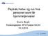 Psykisk helse og rus hos personer som får hjemmetjenester. Sverre Bergh Forskningsleder AFS/Forsker NKAH