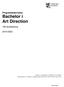 Programbeskrivelse Bachelor i Art Direction. 180 studiepoeng