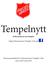 Tempelnytt. frelsesarmeen.no/templet. Følg Frelsesarmeen Templet, Oslo på