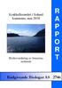 R A P P O R. Rådgivende Biologer AS Krakhellesundet i Solund kommune, mai Risikovurdering av forureina sediment