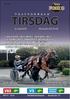 TIRSDAG KR. 25,- T R A V P R O G R A M. Banekode: 07 NR Første løp start kl Ponniløp starter kl