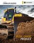 K-SERIES CRAWLER DOZERS 700K / 750K / 850K PUSH, GRADE, PRODUCE