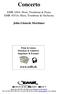 Concerto. EMR 249A: Horn, Trombone & Piano EMR 1033A: Horn, Trombone & Orchestra. John Glenesk Mortimer
