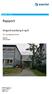 Rapport. Dragvoll paviljong A og B. Fukt og muggsopproblematikk. Forfatter Kristin Elvebakk. SINTEF Byggforsk Byggeteknikk