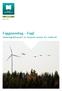 Faggrunnlag Fugl Underlagsdokument til nasjonal ramme for vindkraft