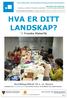 HVA ER DITT LANDSKAP?