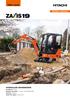 ZAXIS-6-serien HYDRAULISK GRAVEMASKIN