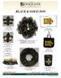 BLACK & GOLD C35 KQ4801D 10 Fleur De Lis w/hanger Antique Gold ea. N24 PC-380 Who Dat Pillow Case ea.