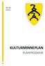 Nord-Odal kommune KULTURMINNEPLAN PLANPROGRAM