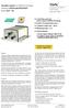 Vibration sensor on MEMS technology Interface: PROFIsafe/PROFINET Model NVT / S3