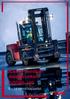 Kalmar medium dieseltrucker. DCG tonns kapasitet.