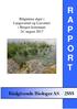 Blågrønne alger i Langavatnet og Liavatnet i Bergen kommune 24. august 2017 A P P O R T. Rådgivende Biologer AS 2555