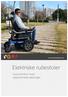 Elektriske rullestoler God komfort med ergonomiske løsninger